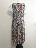 German Sleeveless Flower Dress and White Undershirt <br> (B-39" W-31" H-48")