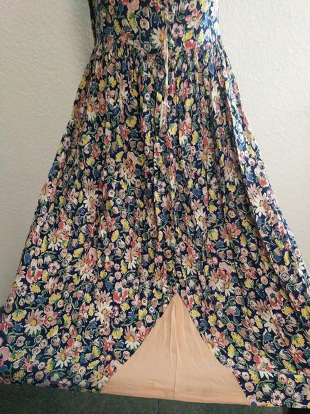 German Sleeveless Flower Dress and White Undershirt <br> (B-39" W-31" H-48")