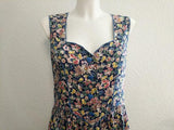 German Sleeveless Flower Dress and White Undershirt <br> (B-39" W-31" H-48")