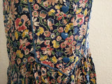German Sleeveless Flower Dress and White Undershirt <br> (B-39" W-31" H-48")