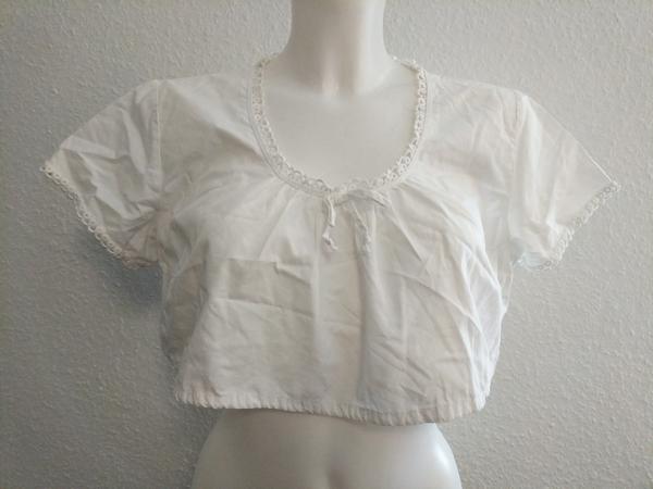 German Sleeveless Flower Dress and White Undershirt <br> (B-39" W-31" H-48")