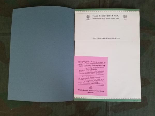 Fugma-Zeichenblock D.R.P. Drawing Tablet NOS