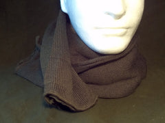 Army Surplus GI Scarf Post War WWII US Reenactor Wool Knit