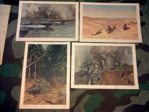 16 Original Combat Prints w/ Cover