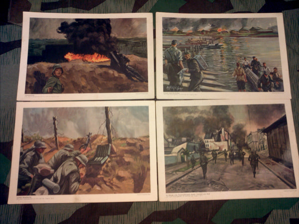 16 Original Combat Prints w/ Cover