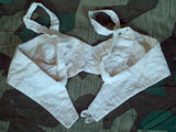 German Pink and White Bra