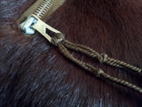 Brown Horse Hair Muff Purse