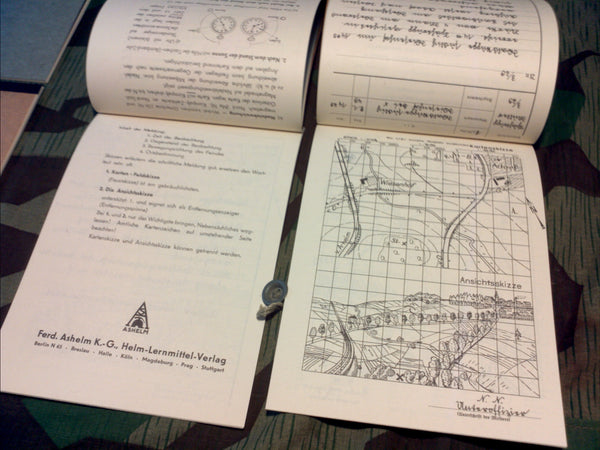 German Meldeblock Message Report Book