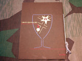 1933 French Wine Menu Caves Cuvillier Champs-Elysees Paris