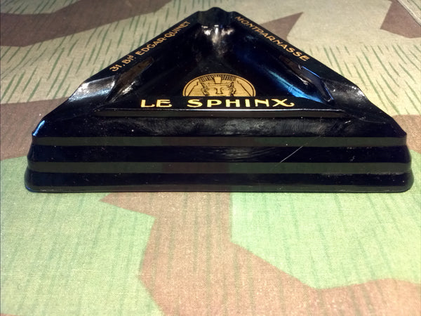 Wehrmacht Brothel Glass Ashtray "Le Sphinx"