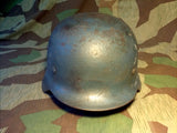Original M35 Double Decal Luftwaffe Helmet 66 Shell