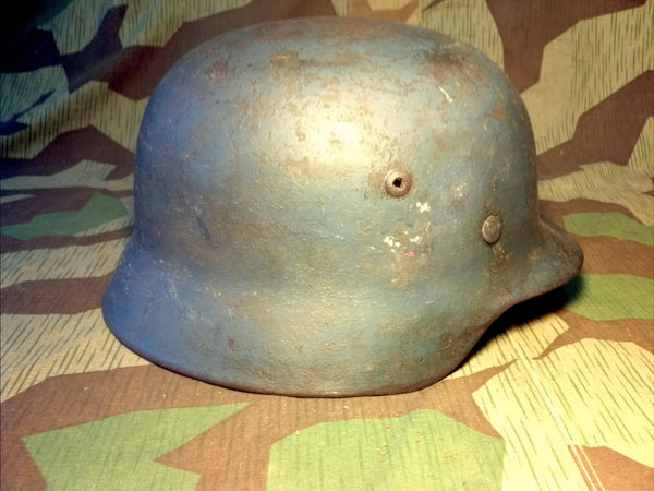 Original M35 Double Decal Luftwaffe Helmet 66 Shell