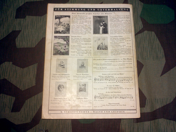 Original Soldier's Songbook For Piano Band II