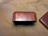 Original Bakelite Soap Dish with Carving