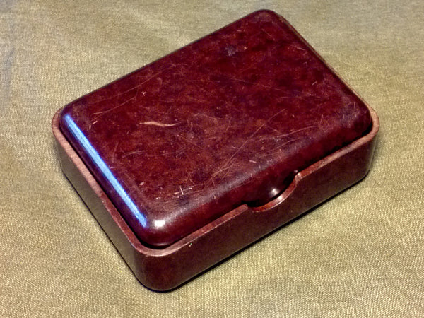 Original Bakelite Soap Dish with Carving