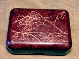 Original Bakelite Soap Dish with Carving
