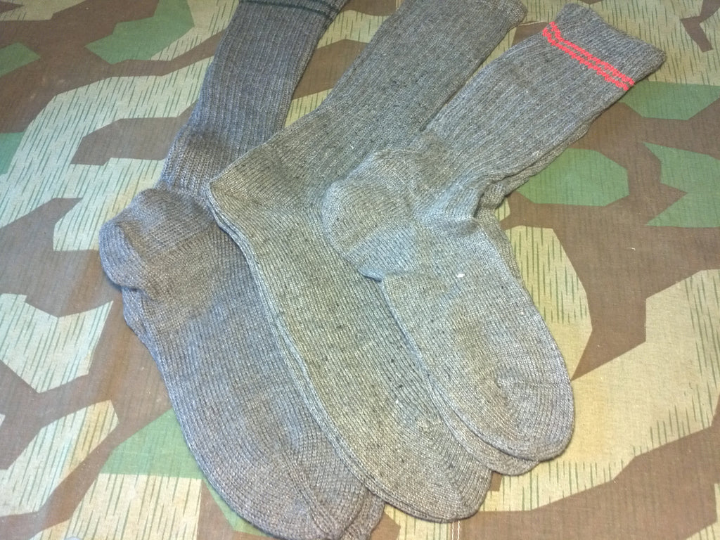 thumbnail image 2 of MFH German Army Cadet Boot Socks – Grey, Long-Length, Men's, All Sizes 2 of 5