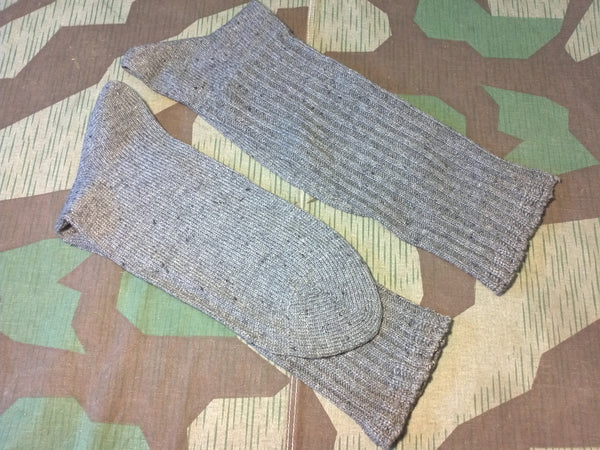 Original German Army Pattern Gray Socks (Size 3)