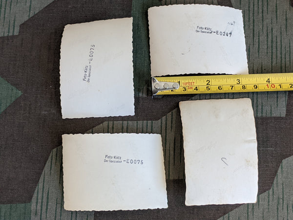 Lot of 4 Soldier's Wedding Photos