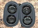 Set of 4 German Type Gauges 2" Diameter 12V