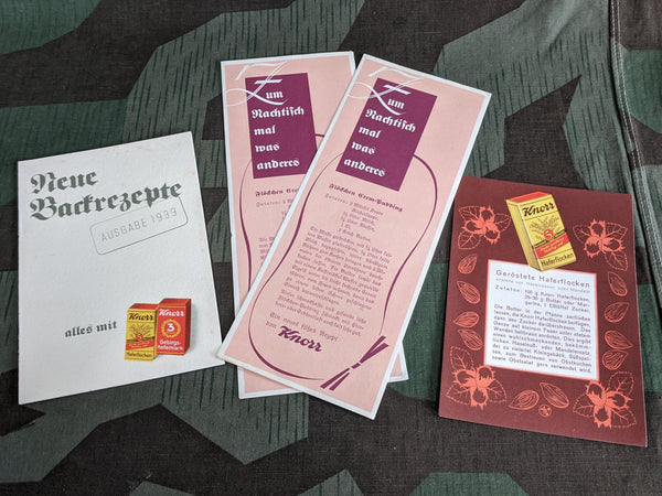 Set of Knorr Cooking Advertisements from 1939