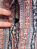 German Stripe Print Dress <br> (B-34.5" W-28" H-37")