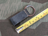 Pebbled Leather D-Ring Belt Loop