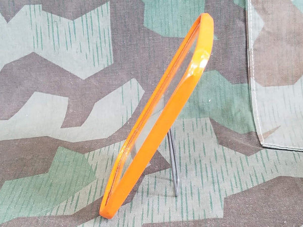 Personal Mirror w/ Orange Trim