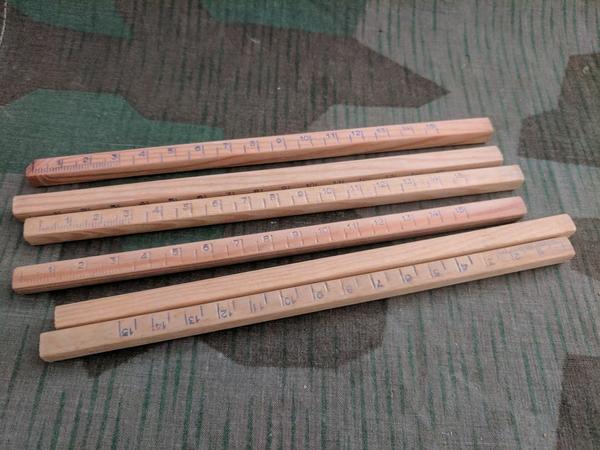 Original Wooden Mapcase Ruler