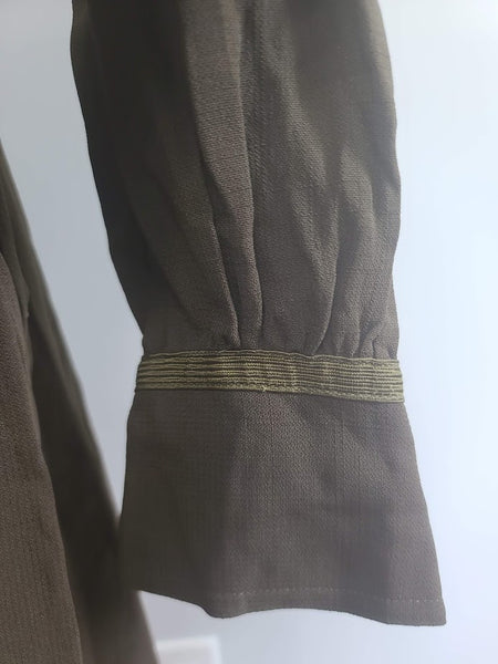 OD Army Nurse Off-Duty Dress <br> (B-42" W-28" H-37")