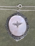 Army Air Corps Mother-of-Pearl Sterling Necklace