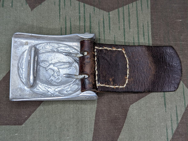 1937 Luftwaffe Drop Tail Aluminum Belt Buckle Jul. Kremp Lüdenscheid