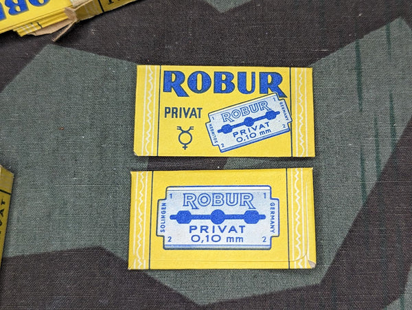 Pack of 10 Robur Razor Blades