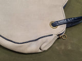Tan and Blue "Strawberry" Purse
