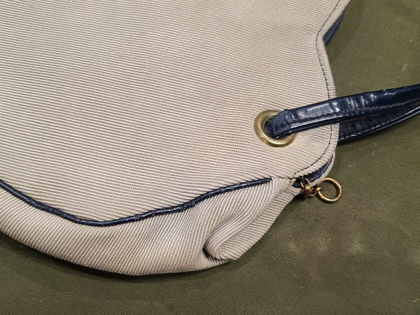 Tan and Blue "Strawberry" Purse
