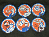 Set of 6 US Armed Services Coasters
