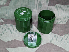 Reproduction Green Bakelite Double Pencil Sharpener