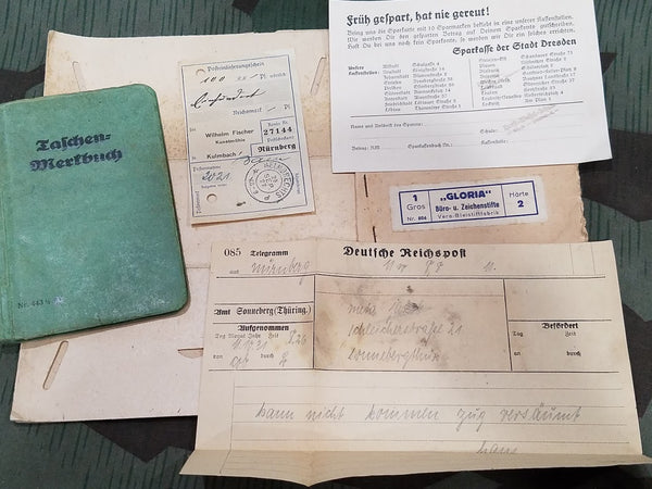 Lot of German Packaging / Paper Items