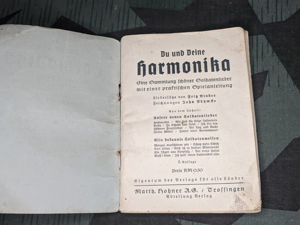 Du und Deine Harmonika Soldatenlieder Book