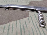Small Pocket Knife with Corkscrew