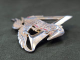 Beethoven's 5th Symphony V for Victory Music Note Eagle Pin