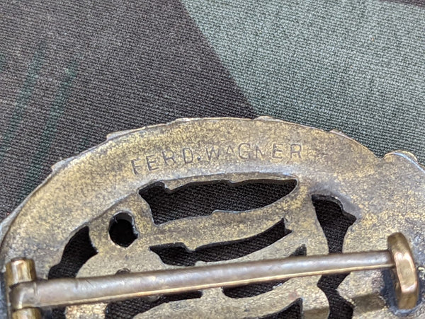 Original DRL Sports Badge Ferd Wagner D.R.G.M.
