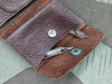 Leather Pen and Pencil Case AS-IS