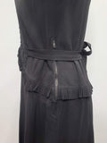 Black Dress with Beading and Soutache <br> (B-35" W-30" H-36")
