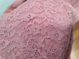 Pink Dress with Lace Inserts <br> (B-43" W-31" H-43")