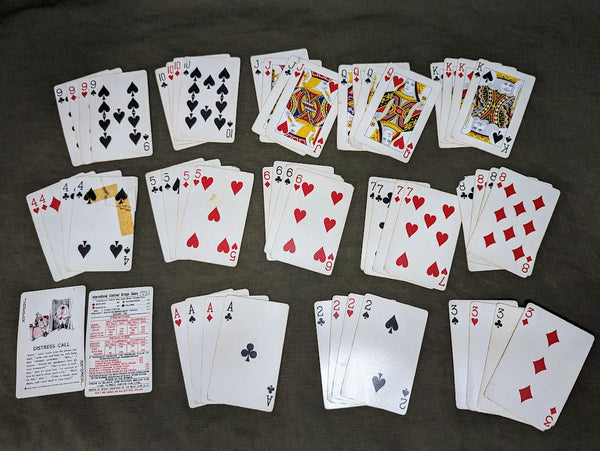 Army & Navy Playing Cards WWII