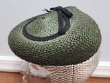 French Albouy Straw Tilt Hat