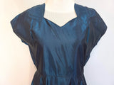 Blue Shiny Iridescent Dress <br> (B-40" W-31" H-48")