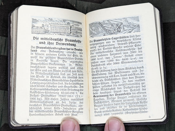 Sonne Brikett 1940 NSDAP Pocket Calendar (with Other Helpful Info)