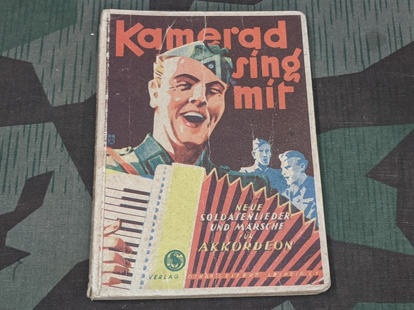 Kamerad Sing Mit Soldiers Accordion Song Book